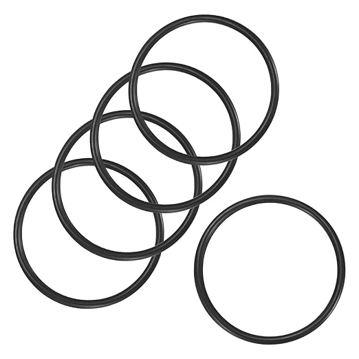 5-Pcak Nitrile Rubber O-Rings, 67mm ID, 75mm OD, 4mm Width, Metric Sealing Washer Gasket for Automotive Machine Plumbing/Faucet/Air or Gas Connections, Resists Oil and Heat