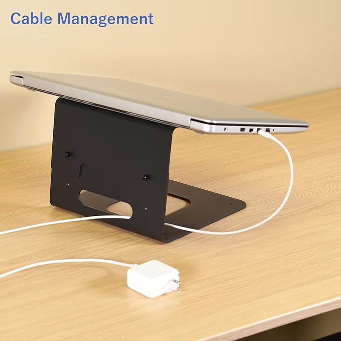 AEONS Desktop Stand, Ergonomic Adjustable Notebook Stand, Riser Holder Computer Stand Compatible with MacBook Air Pro, Dell, HP, Lenovo 10”-17" Laptops