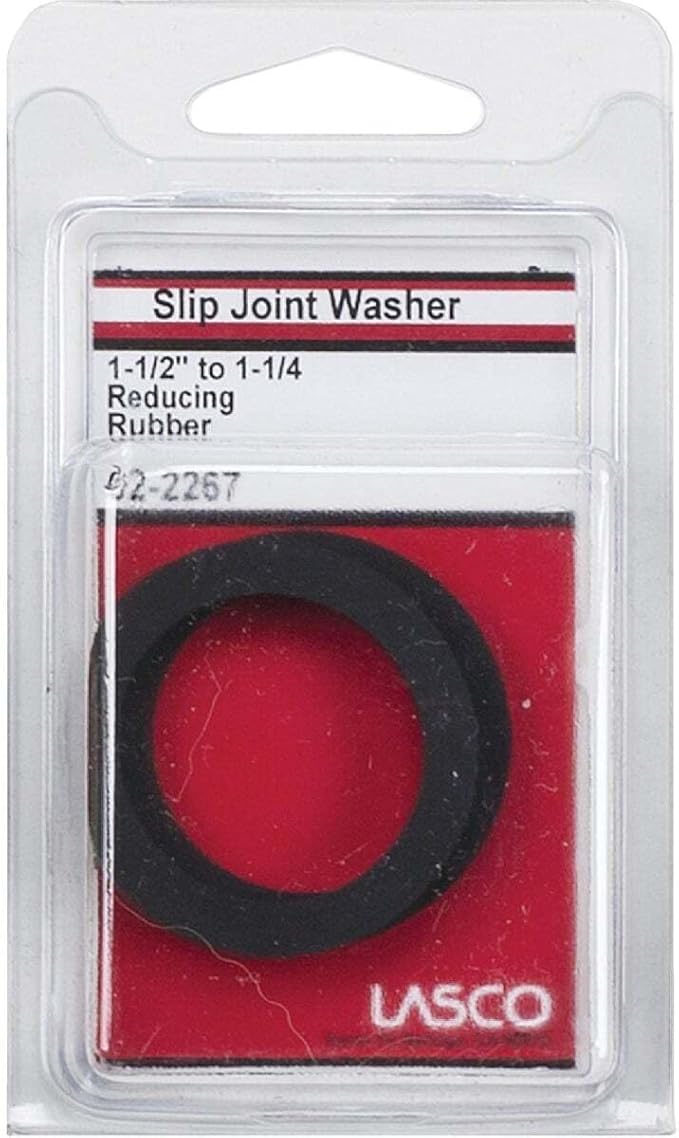 LASCO 02-2267 Rubber 1-1/2 by 1-1/4- Inch Reducing Slip Joint Washers