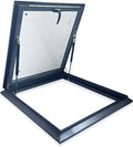 Skylight Roof Window, Tempered Glass Skylight Cover, Aluminum Alloy Frame & Hydraulic Rod, Egress Roof Window with Double-Layer Tempered Glass, for Roof, Attic, Basement, Sun Room(30.7*38.5in/78*98cm)