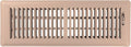 Shoemaker 4x14 Floor Register – Desert Clay Heavy Duty Metal Floor Vent Cover for Home Floors - Premium Forced Air Vent Covers