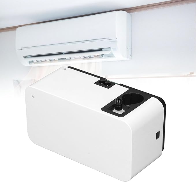FTVOGUE Condensate Pump 40LPH 12m Lift Automatic AC Drain Pump with 200ml Tanks 100-240VAC for Air Conditioner HVAC Systems and Mini Split Units