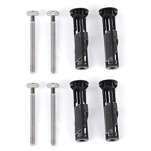 MUU Universal Toilet Seat Bolt kit,Screws,Quick Release,Easy to Install- Toilet Seat Replacement Parts Kit,Toilet Cover Maintenance Accessories,Fixing Accessories (Screws-JS4)