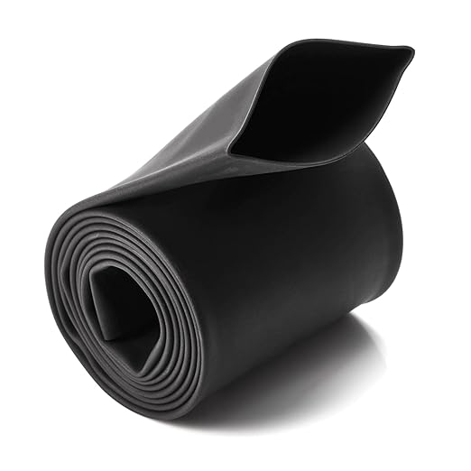 Chanzon 4:1 Ratio 2" (52mm) Heat Shrink Tubing - Marine Grade Waterproof Adhesive Lined - 4Ft Roll (1.22M Total Length) Black Polyolefin Sleeving Wrap Shrinking 4 to 1 Ratio 1pcs