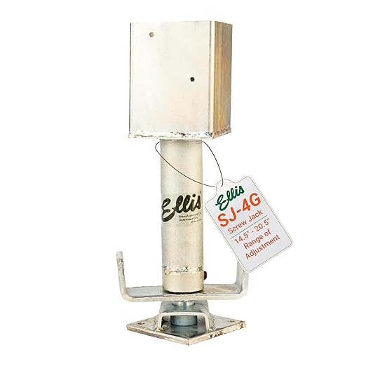 Ellis Manufacturing Co. Shore Holder, 3/16" Steel Cup for Attaching Shores to 4x4 or 4x6 Joists, Secure with Duplex Nails, 4x4 Cup Type