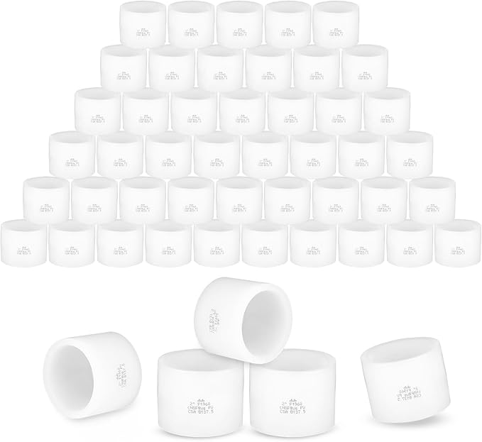 Pack of 50 Foskan 2 Inch PEX A Expansion Rings,Compatible with PEX A Pipe and expansion Fittings for Plumbing（2 Inch）
