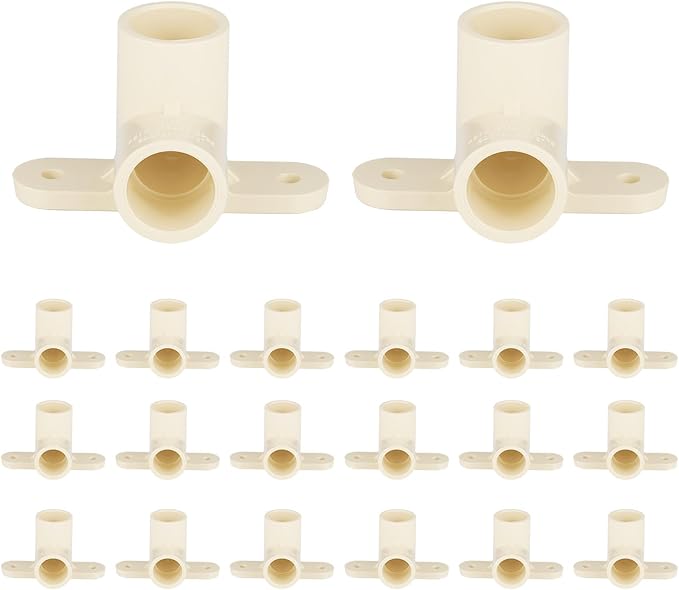 (Pack of 20) EFIELD CPVC Pipe Fitting, 1/2"Slip x 1/2"Slip CPVC-CTS 90-Degree Drop Ear Elbow(Wing Elbow),(CPVC046-10-20PCS)
