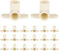 (Pack of 20) EFIELD CPVC Pipe Fitting, 1/2"Slip x 1/2"Slip CPVC-CTS 90-Degree Drop Ear Elbow(Wing Elbow),(CPVC046-10-20PCS)
