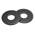 2-Pack M20 Flat Washers, Metric 54mm OD 4mm Thick 304 Stainless Steel Washers for Bolts Screws Nuts for Automotive/Machinery/Furniture, Flat Metal Washers [Black Galvanized]