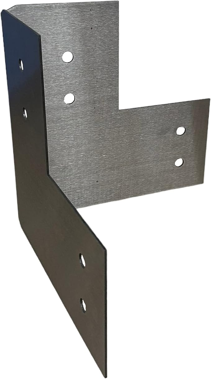 Shop Table Heavy Duty 4x4 Corner Bracket for 4 x 4 Posts | DIY Workbench | Pergola Bracket | Made In the USA!…