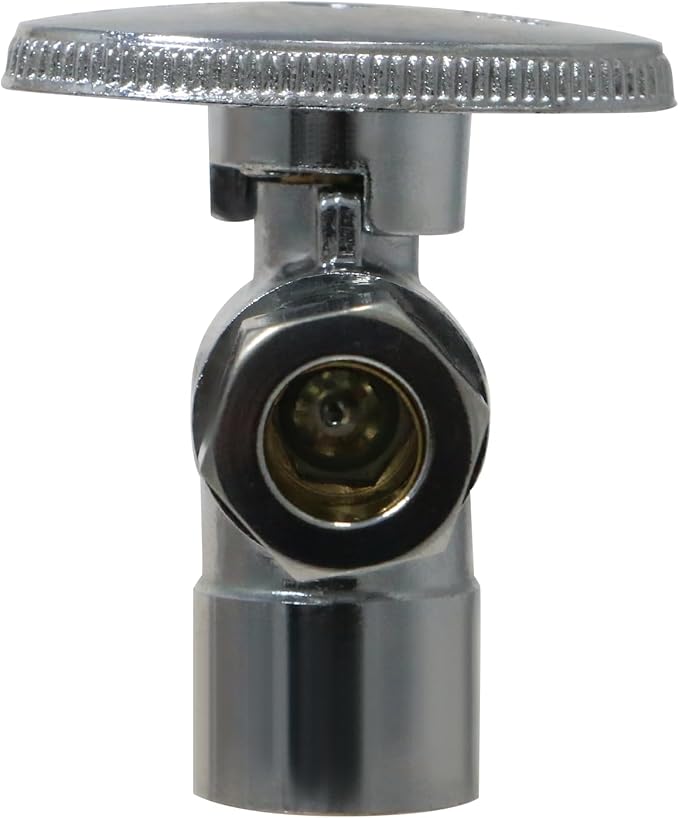 XFITTING 3/8 Inch OD Compression x 1/2 Sweat Angle Valve, 31-3-1=5XX, 5 Pieces