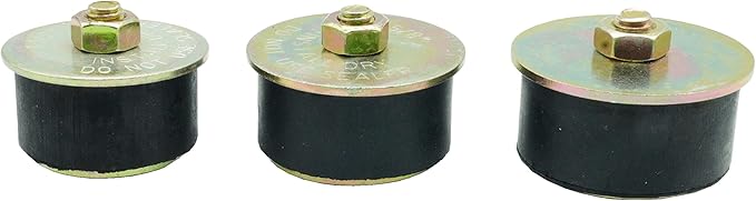 3 Sizes (3pcs) Rubber Expansion Plug, Fit Hole Size: 1-1/2"~1-7/8" (38mm~47mm) Automotive Rubber Freeze Plug