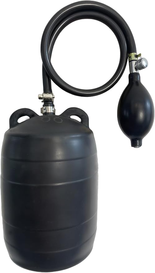Inflatable Pipe Plug Balloon for Sealing and Testing of Sewer Pipes, Plumbing Pressure Bladder with Air Pump - Plumbing Test Ball for Sewer Test, Water Shut Off & Temporary Blocking (4P Inch)