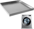 28" x 30" x 2.5" Washing Machine Drain Pan, Heavy Duty 304 Stainless Steel, Protects Floors from Leaks, Compact Washer Drip Tray with Drain Hole, for Dishwashers Refrigerators Water Heaters