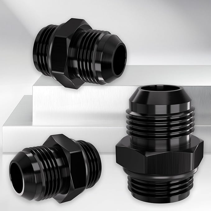 12AN Flare to AN12 ORB Male O-Ring Fitting Adapter (2PCS)
