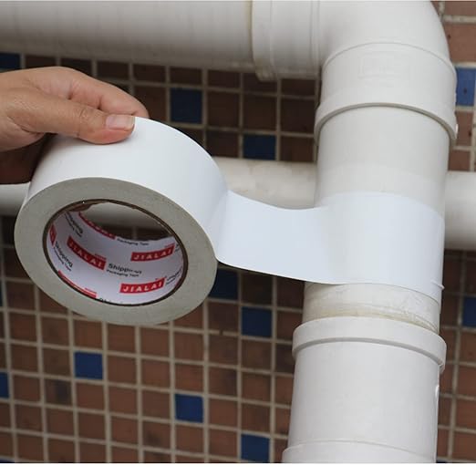 Duct Tape Heavy Duty - White Tape Duct 2 Inches x 30 Yards 3 Pack, 8.27 mil, Strong, Flexible, No Residue, All-Weather and Tear by Hand - for Repairs, Industrial, Professional Use
