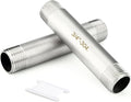 TAISHER 2PCS Stainless Steel Pipe Fittings, 3/4" BSP Male x 3/4" BSP Male Threaded, 4" Length Nipple Cast Pipe