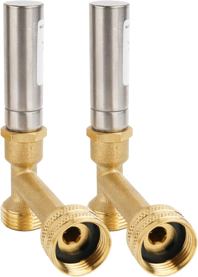 Watflow Water Hammer Arrestor 3/4"GHT Thread, Water Hammer Arrestor Washing Machine, for Toilet 2 Pcs