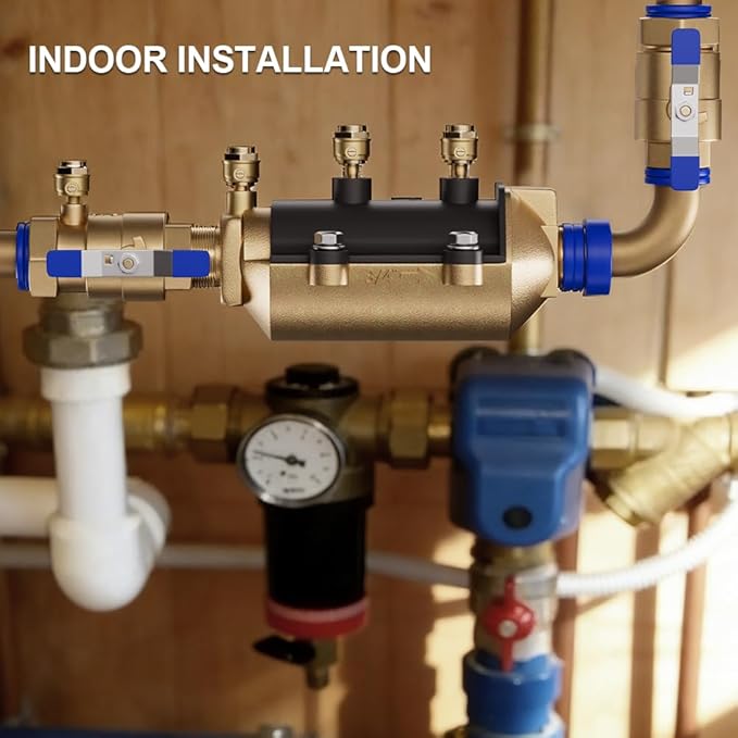 34-350 3/4" 350 Double Check Backflow Preventer,3/4 Backflow Preventer,Double Check Valve Assembly,Prevent Backpressure and Backsiphonage