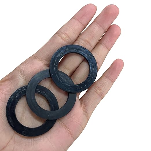 30 Pack Inner Diameter 1 Inches Outer Diameter 1.5 Inches Oversize Rubber Union Washer Flat Plumbing Slip Joint Washer