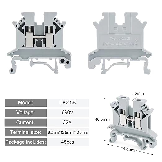 Terminal Block Kit, Rail Type Voltage Terminal, Rail Combined Terminal Block