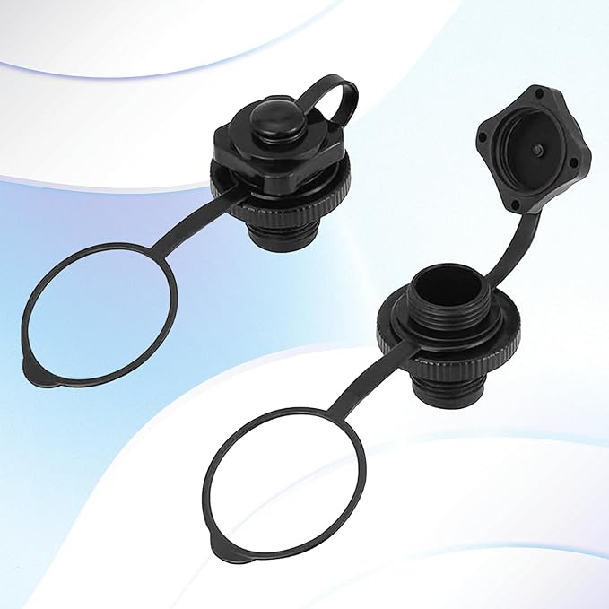 5PCS Boston Valve Adapter for Boat, 22mm Anti-leak Inflation Inflatable Boat Air Valve Air Mattress Plug Replacement for Inflatable Boats, Kayaks, Hoverbeds, Pool Rafts, Rubber Boats