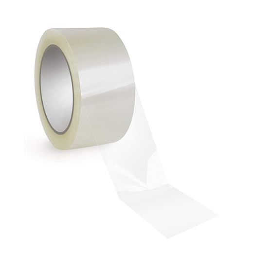 APQ 36 Rolls of Carton Sealing Tape 2” x 55 Yards. Thickness 2 Mil. 50 Micron Polypropylene Pressure Sensitive Tape for Packing, Shipping, Moving Boxes. Acrylic Adhesive. No Weathering, Yellowing.