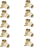 XFITTING 10 Pieces 1/2inch Female NPT x 1/2inch CPVC Drop Ear Elbow,