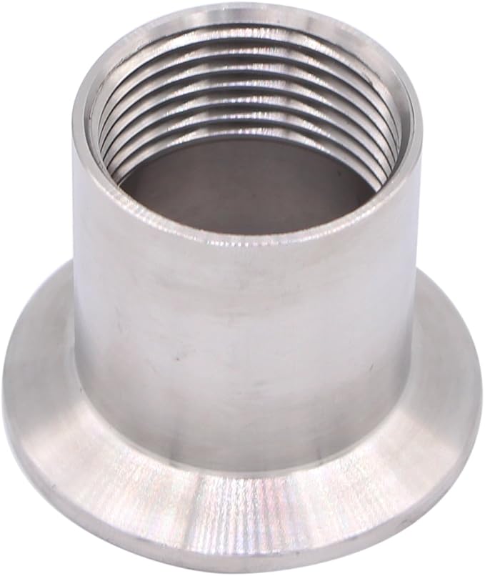 DERNORD Sanitary Female Threaded Pipe Fitting to 1.5 Inch TRI CLAMP (OD 50.5mm Ferrule) (Pipe Size: 1" NPT)
