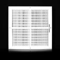 14x14 Vent Register [Duct Opening], Vent Covers for Home Ceiling, Two-Way Ventilation Register, Adjustable Solid Steel Wall Register Vent Cover (14"W x 14"H [Duct Opening])