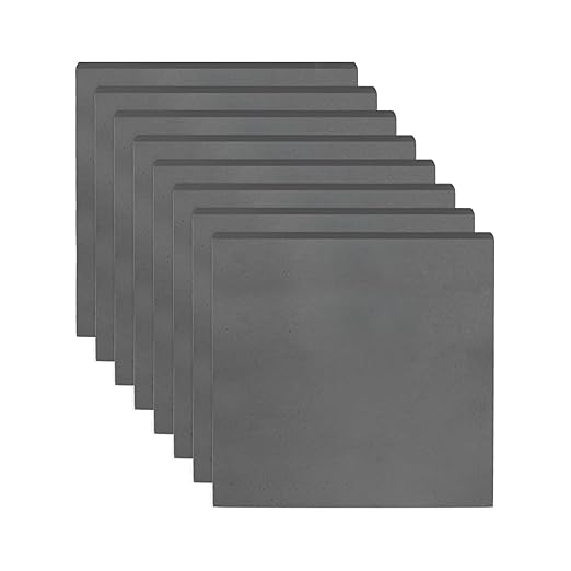 MECCANIXITY 8pcs 1/16"(1.5mm) x2 x2 Steel Plate, Black Hot Rolled A36 Steel Sheet Plate Base, Square Weldable Metal Discs for Industrial Construction Structural Support