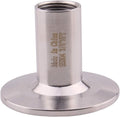 DERNORD Sanitary Female Threaded Pipe Fitting to 1.5 Inch TRI CLAMP OD 50.5mm Ferrule (Pipe Size: 3/8" NPT)