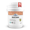 Rainguard Water Sealers Brick Sealer, Penetrating Protection Against Rain and Moisture Damage, for All Brick and Mortar Surfaces, Silane/Siloxane Waterproofer, Natural Finish, Ready to Use, 5 Gallons