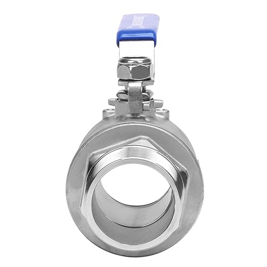 DERNORD Full Port Ball Valve 2 Inch - Male x Female Stainless Steel 304 Heavy Duty for Water, Oil, and Gas,1000WOG (2 Inch NPT)