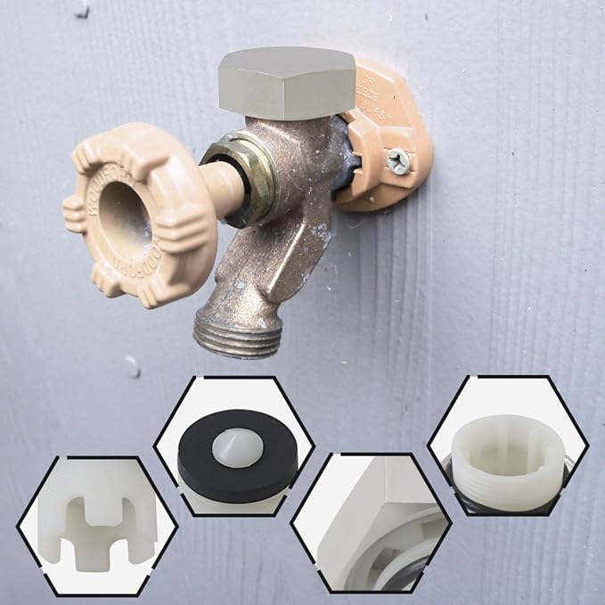 2-Pack Vacuum Breaker Repair Kit Replacement for VACVBKX1B, Fit for Traditional Anti Siphon Frost Free Sillcock Valves Anti Siphon Valve Repair Kit