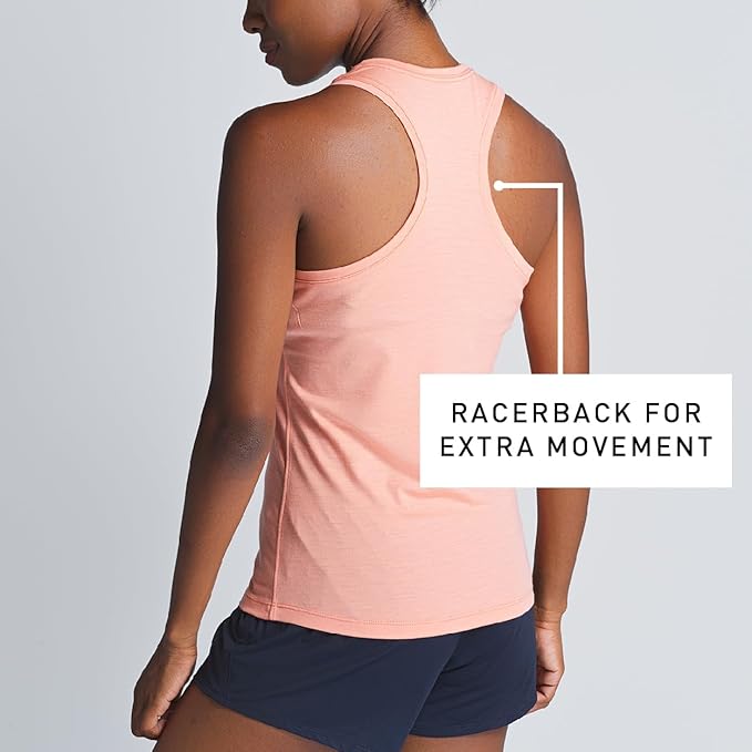 IBEX Essentials Merino Wool Racerback Tank Top for Women | Lightweight Workout Tank Top for Hiking, Running & Layering