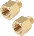 Brass Union Adapter M10x1.0 Male to M12x1.0 Female for Pipeline Connection
