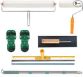Self Levelling Cement Tool Kit, Adjustable Extension Pole, Floor Roller, Nailer Shoe, Epoxy Floor Tool, Stainless Steel Trowel, Self Levelling Rake, Cement Self Levelling Concrete Tool Kit
