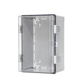 Waterproof Outdoor Junction Box IP66 ABS Plastic Electrical Box Universal DIY Project Box for Indoor/Outdoor Use with Wall-Mount Bracket Clear (11.8"x7.8"x6.6")
