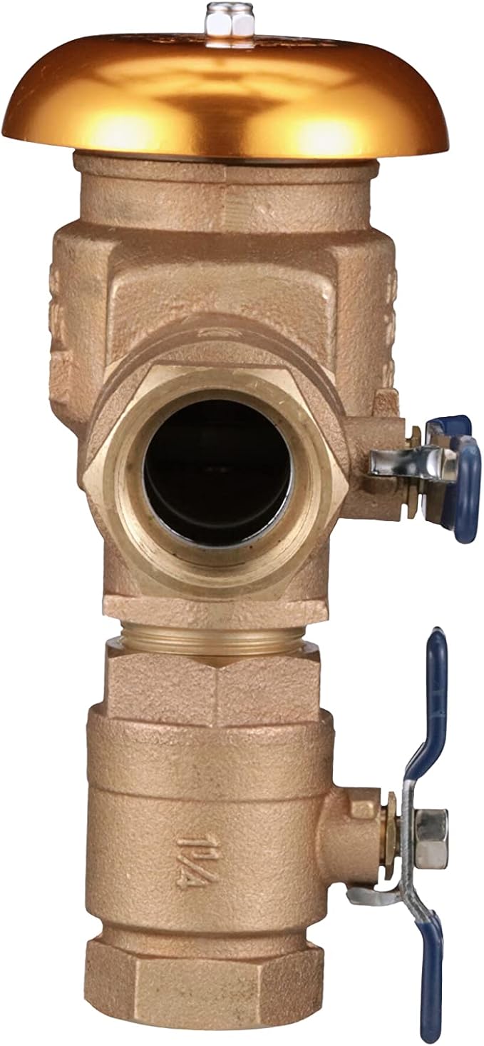 Febco 765FBV 1-1/4 inch Pressure Vacuum Breaker with Quarter Turn Shutoff