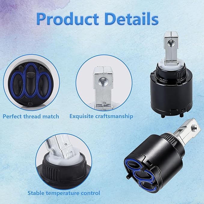 RP73000 Sink Faucet Cartridge Compatible with Delta Plumbing Replacement Parts, Faucet Cartridges Valve Repair Kit
