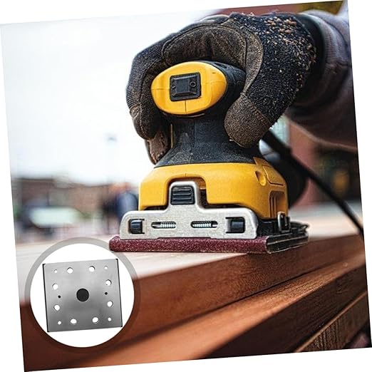 5pcs Sanding Backing Plate Replacement Sander Pad Compatible with Durable and Easy to Install for Electric and Smooth Finishing Tasks