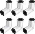PATIKIL 3/4" Elbow Insulation Tubing, 6Pcs Self Adhesive Water Pipe Insulation Tube Foam Tubes Sleeve Cover Wrapping with Aluminum Foil for Heat Preservation Freeze Protection, Black