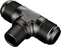 EVIL ENERGY 16AN Tee Male Flare to 3/4 NPT on Side Branch T Fitting Adapter Aluminum Black