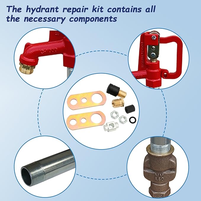 Hydrant Parts Kit for Merrill C-1000 Series Yard Hydrant Head Assembly 1 Pack