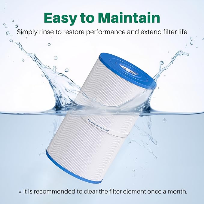 TOREAD Watkins 31489 Replacement Filter, Compatible Pleatco PWK30, Unicel C-6430, Filbur FC-3915, P/N0969601, 71825, 73178, 73250, 30 sq. ft. Hot Spring Spa Filter (5)