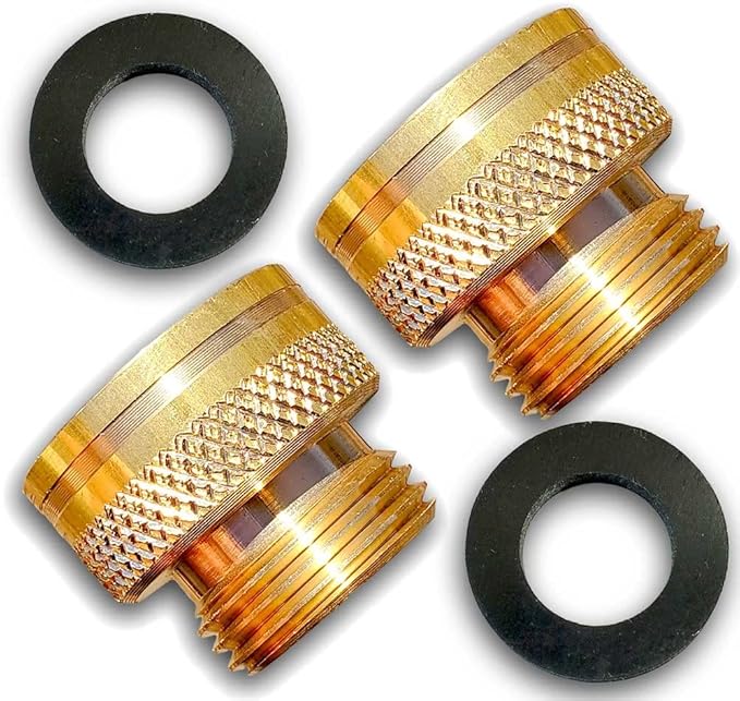 ~ 2-Pack: SM01.125 Vacuum Breaker Adapter~ Turns an Arrowhead Anti-Siphon Hose Bib Into a Straight Through Connection. Fits Bottom of PK1390 Stamped 1019-A-BFP Valve(1, SM01.125)