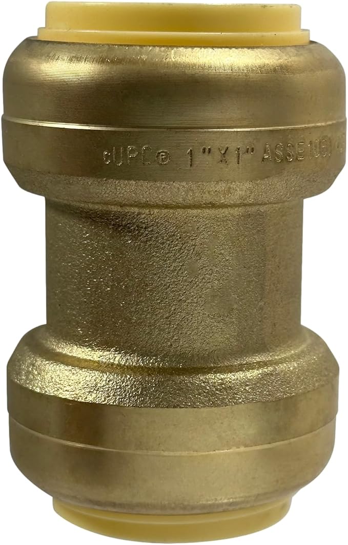 XFITTING Push Fit 1 Inch x 1 Inch, 1 in Push Fit Coupling, 27-1-2=10XX, 10 Pieces
