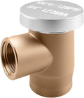 3/4" Vacuum Breaker with Female NPT Inlet and Outlet Replace LF288A, 125 PSI 180°F Lead-Free Backflow Preventer for Outdoor Faucet Garden Hose Irrigation System Low-Flow Applications