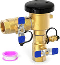 MEANLIN MEASURE 1" Pressure Vacuum Breaker Assembly, Brass Backflow Preventer Valve, Max 400Psi, for Lawn Irrigation System and Commercial Water Supply Systems with 720A-Style Installations